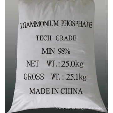 DAP 18-46-0 fosfato de diamonio para fertilizantes